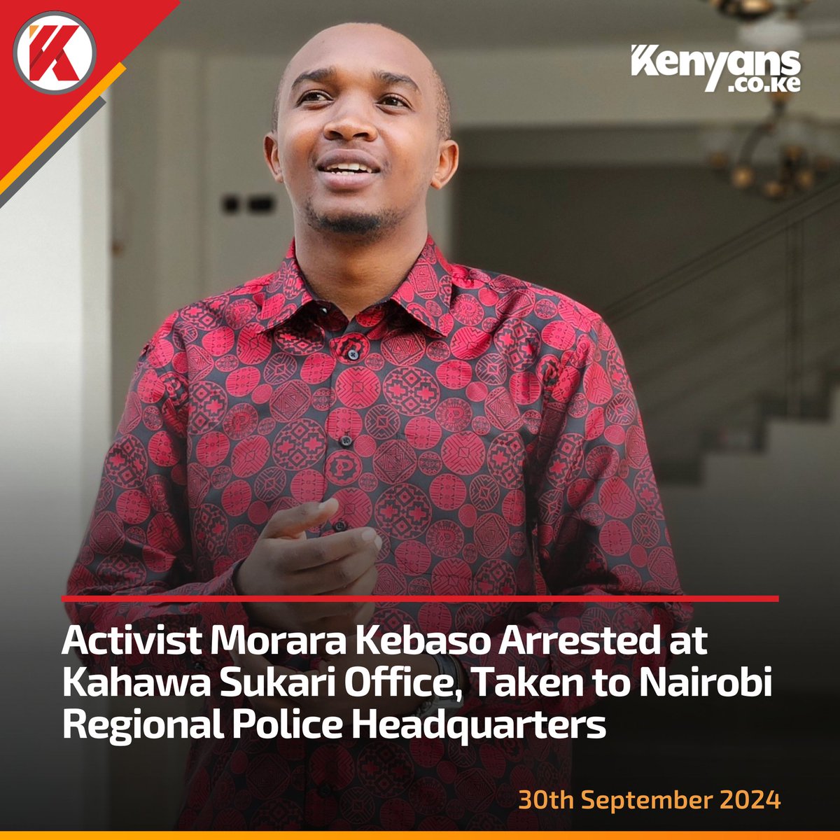 _brianomariba's tweet image. BREAKING NEWS:
So the Most Competent Police in Africa arrested the wrong person.
#FreeMoraraKebaso #FreeMorara