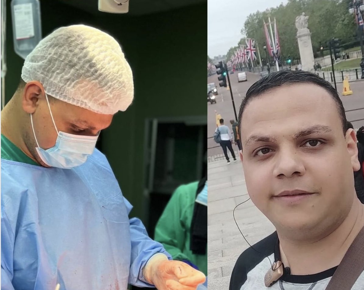 ryangrim's tweet photo. Very happy to share some good news for once: Dr. Khaled Alser, a Gaza surgeon who has been in Israeli captivity since March 25, the lead author of a recent article in The Lancet, is now free. 

Thank you to everyone who signed the petition urging his freedom, even when it felt hopeless and pointless