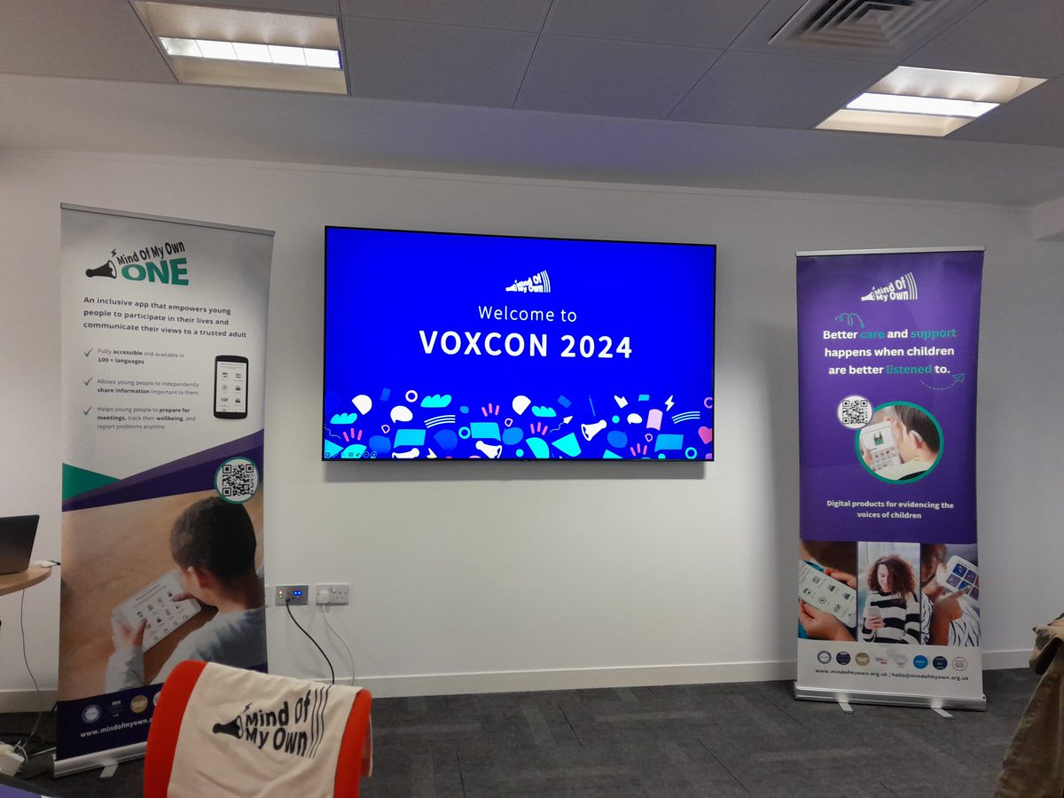 Informative wee day at #voxcon24 with @MindOfMyOwnApp  talking about #voice