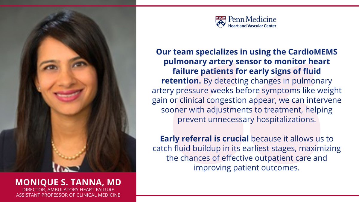 Penn Cardiology (@penncardiology) on Twitter photo According to <a href="/PennCardiology/">Penn Cardiology</a>'s Director of Ambulatory #HeartFailure <a href="/monique_tanna/">Monique Tanna</a>, early referrals can truly make a world of difference.
Learn more in a past <a href="/PennMedicine/">Penn Medicine</a> interview.
👉 spr.ly/6013oHKZf According to <a href="/PennCardiology/">Penn Cardiology</a>'s Director of Ambulatory #HeartFailure <a href="/monique_tanna/">Monique Tanna</a>, early referrals can truly make a world of difference.
Learn more in a past <a href="/PennMedicine/">Penn Medicine</a> interview.
👉 spr.ly/6013oHKZf