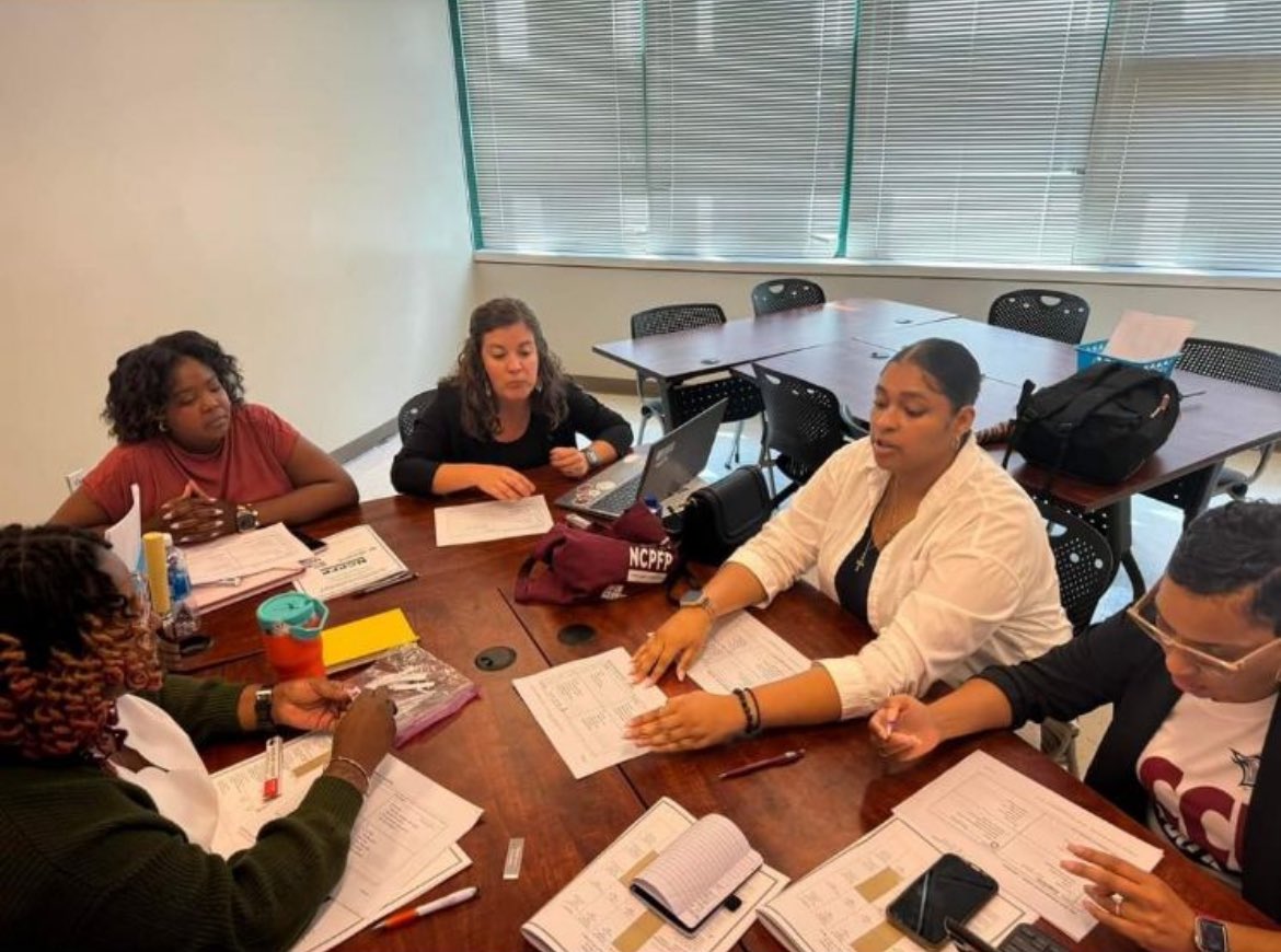 NCCUEagleIrma's tweet image. The experience of obtaining my MSA from NCCU has already proven itself to be #priceless ! My @NorthCcp3 cohort attended our first Professional Development Symposium last week focused on SEL. #PrincipalPanel #BreakOutSessions #SEL