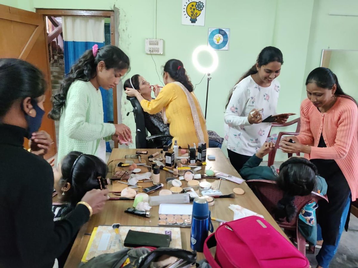 Congratulations to Golaghat Commerce College on successfully completing three skill courses, viz.  Bridal Makeup Artist, Electrician Domestic Solution, and Beauty Therapist under <a href="/PMKVY_/">PMKVY</a>, sponsored by the <a href="/NSDCIndia/">NSDC India</a>, showcasing your commitment integrating skill with general