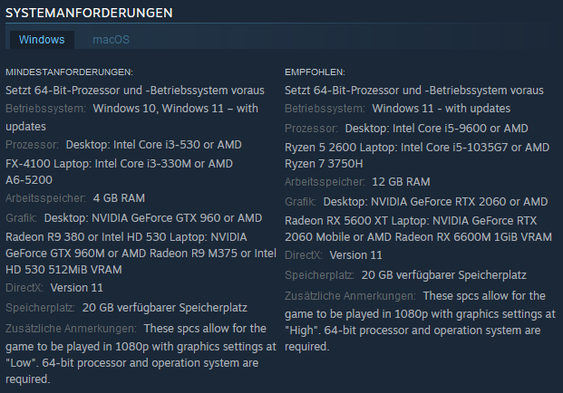Der_TBM's tweet photo. Neue Systemanforderungen für den #FM25. Ansonsten noch 1-2 Screenshots auf der Steam Seite (https://t.co/Zdi57Il3wf). Bin weiterhin skeptisch, man zeigt wirklich extrem wenig vom Spiel. Hoffentlich bin ich nur zu pessimistisch. #FootballManager25 https://t.co/3DBtWRa4LS