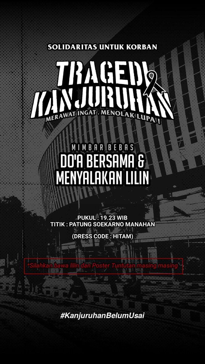 #KanjuruhanBelumUsai