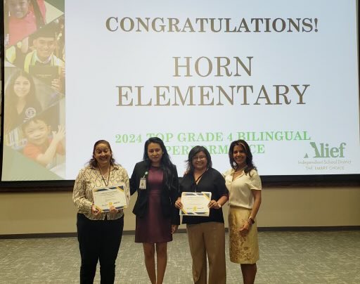 Alief ISD Multilingual Department (@alief_sle) on Twitter photo Celebrating ESL Specialists <a href="/Horn_Dreams_Big/">Horn Elementary</a> for earning TOP Performance on 2024 Spanish Reading STAAR during first year of OWDL implementation in Grade 4! 👏#BuildingBiliteracy <a href="/AliefISD/">Alief ISD</a> <a href="/AliefTchg_Lrng/">Alief Instruction</a> <a href="/Alief_Lang_Arts/">Alief ISD RLA Dept.</a> Celebrating ESL Specialists <a href="/Horn_Dreams_Big/">Horn Elementary</a> for earning TOP Performance on 2024 Spanish Reading STAAR during first year of OWDL implementation in Grade 4! 👏#BuildingBiliteracy <a href="/AliefISD/">Alief ISD</a> <a href="/AliefTchg_Lrng/">Alief Instruction</a> <a href="/Alief_Lang_Arts/">Alief ISD RLA Dept.</a>
