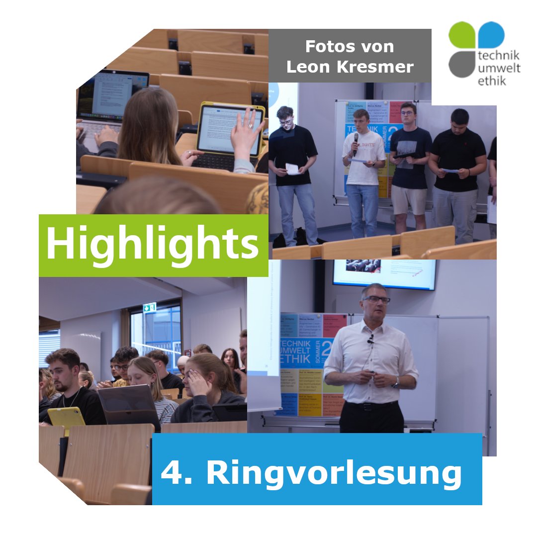 Mal wieder ein paar Bilder gefällig? Hier seht ihr die schönsten Momente aus der Ringvorlesung mit Thomas Graner vom Bundesamt für Naturschutz. Er hat gezeigt, wie man mit #KI das #Artensterben bekämpfen kann. Die Bilder sind von Leon Kresmer.