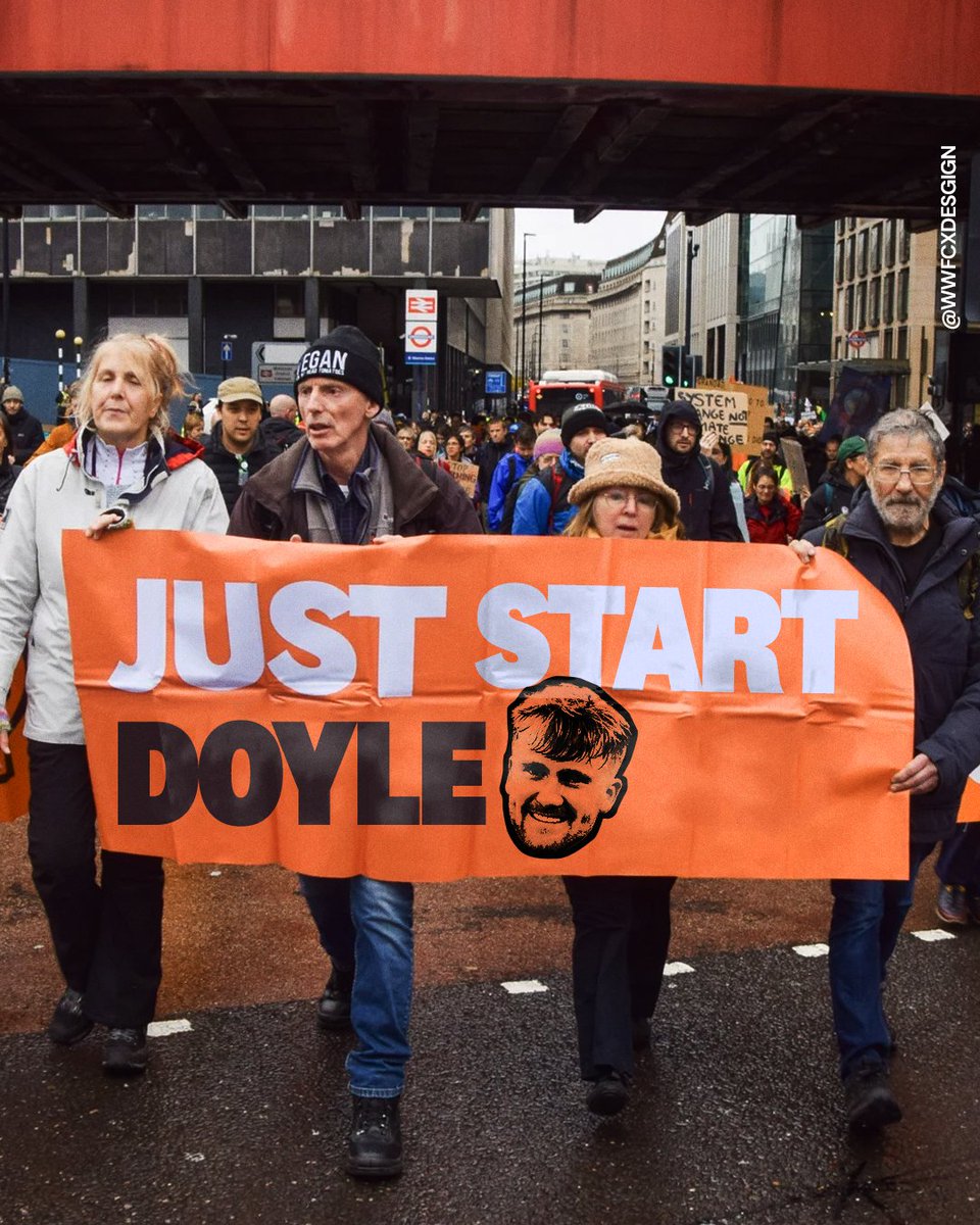 wwfcxdesign's tweet image. The movement starts here. 

#juststartdoyle #wwfc
