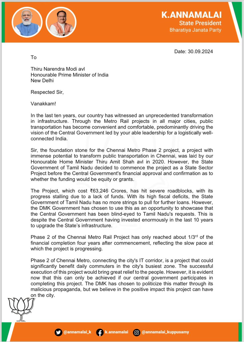 K.Annamalai tweet media