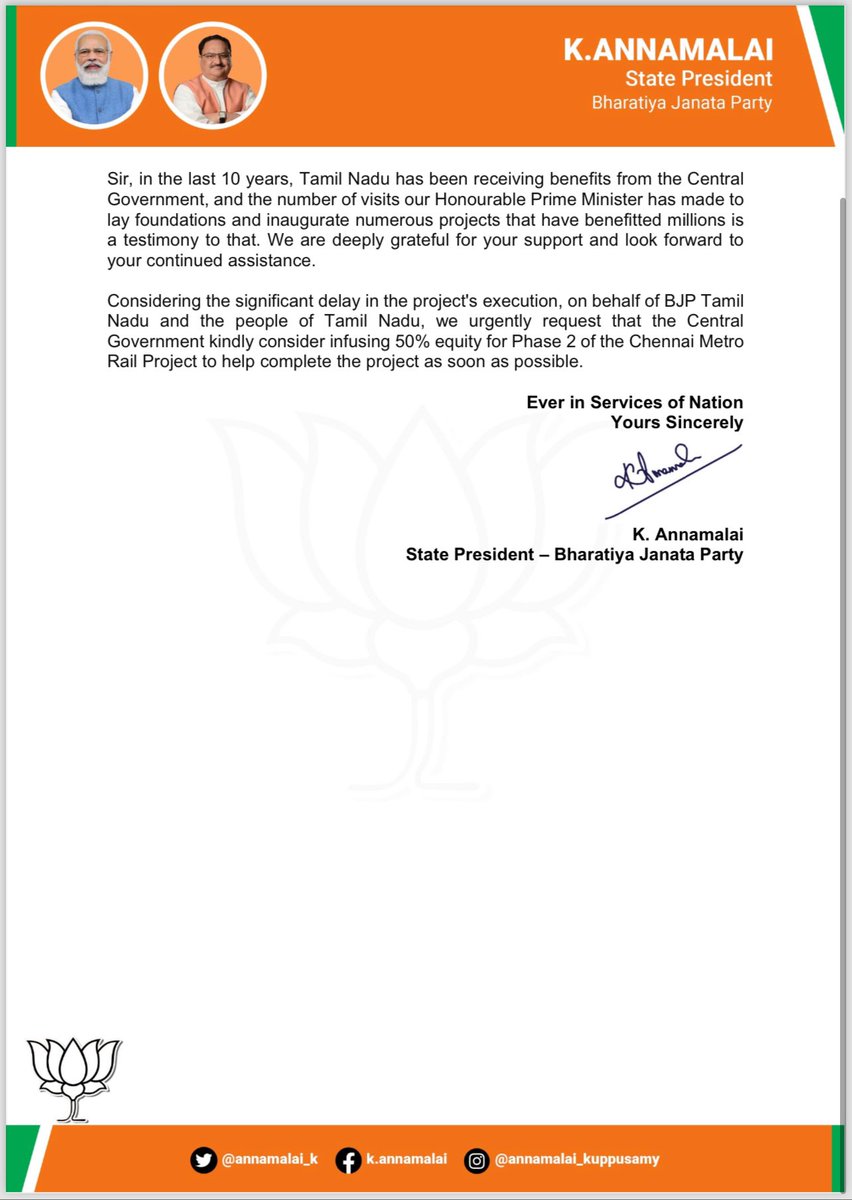 K.Annamalai tweet media