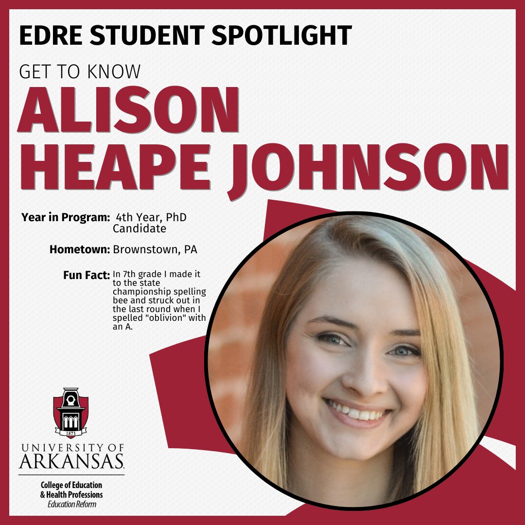 Meet Alison Johnson, a 4th-year doctoral candidate in our Education Policy Program.