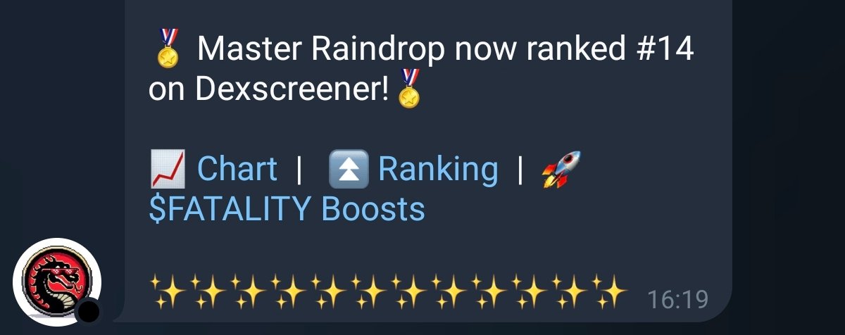 Master Raindrop tweet media