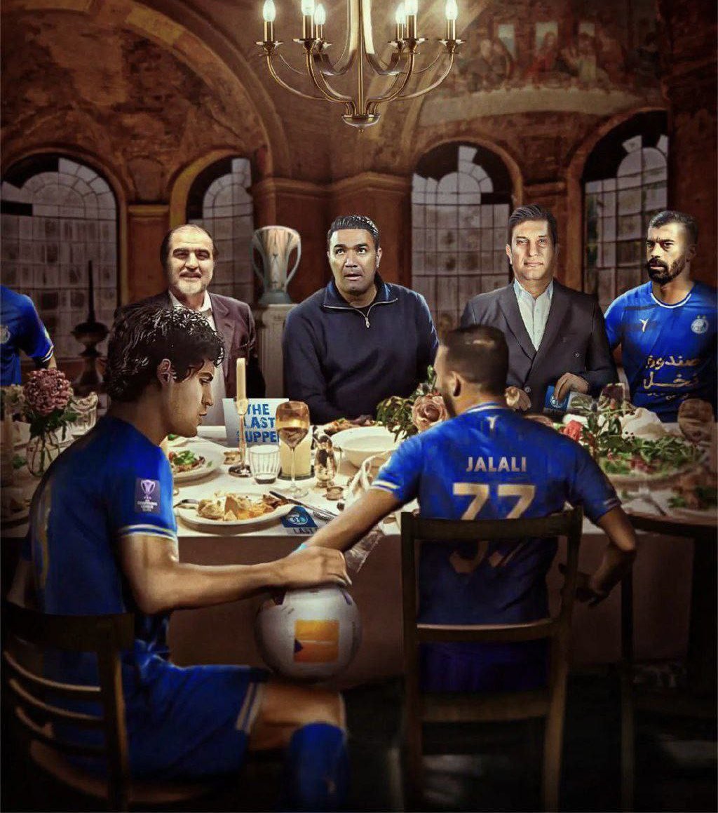 esteghlal_tw's tweet photo. شام اخر نکونام با استقلال https://t.co/1UJ3b1hF9T