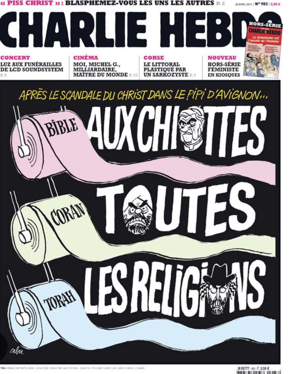 loth_maxime's tweet image. Aujourd’hui c’est le jour du blasphème ! 
Fondamental pour la liberté d’expression.
Alors on n’oublie pas qu’on a le droit d’emmerder Dieu. 
Les intégristes ne nous feront pas taire. 
Vive la République laïque 🇫🇷 
#jesuischarlie
