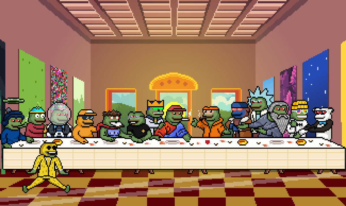 pexelpepe's tweet photo. Leap into the world of $Pexel, the CTO that aims to be the ultimate embodiment of meme culture.
Join our first supper legends πΈ
@EricCryptoman @EzMoneyGems @GG1nvestments @SolanaPrincess @poopmandefi @KingOnEth @deg_ape @Altsteinn @gandalfcryptto @LFGNOW1 @DeFi_Paanda https://t.co/aULQV2sJIi