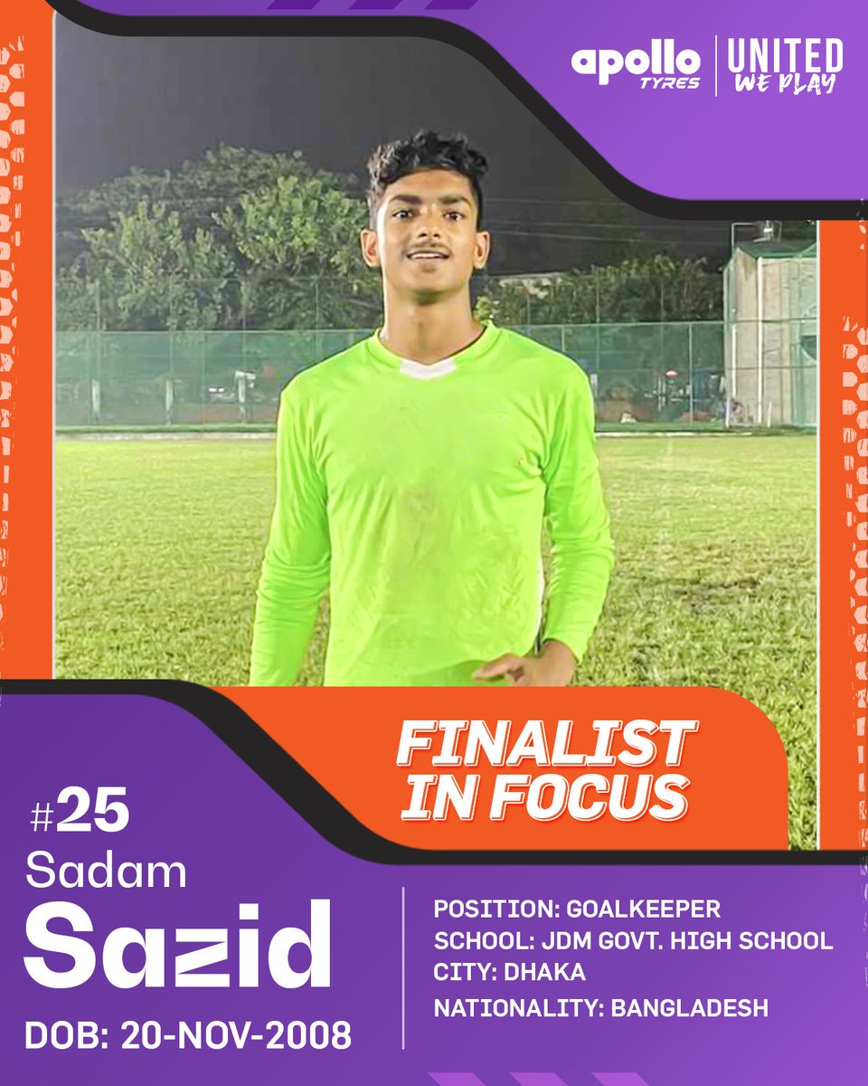 ApolloXSports's tweet photo. Meet the incredible finalists for #UnitedWePlay, coming all the way from 🇧🇩
These young talents are geared up to #GoTheDistance and chase their dream of training in Manchester! 💪
#ApolloTyres | #ManchesterUnited | #10Performance | @apollotyres @ManUtd https://t.co/vELqWx1iBO
