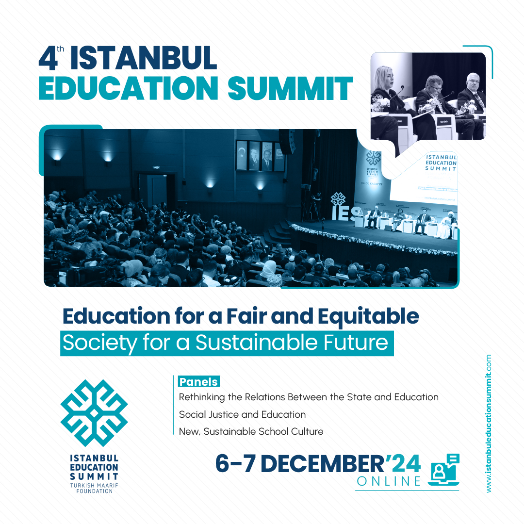 The pulse of the world of education will beat at #IstanbulEducationSummit!

You can benefit from the experiences of our teachers from different countries as well as international speakers at the 4th Istanbul Education Summit, which will be held online with the topic of “Education