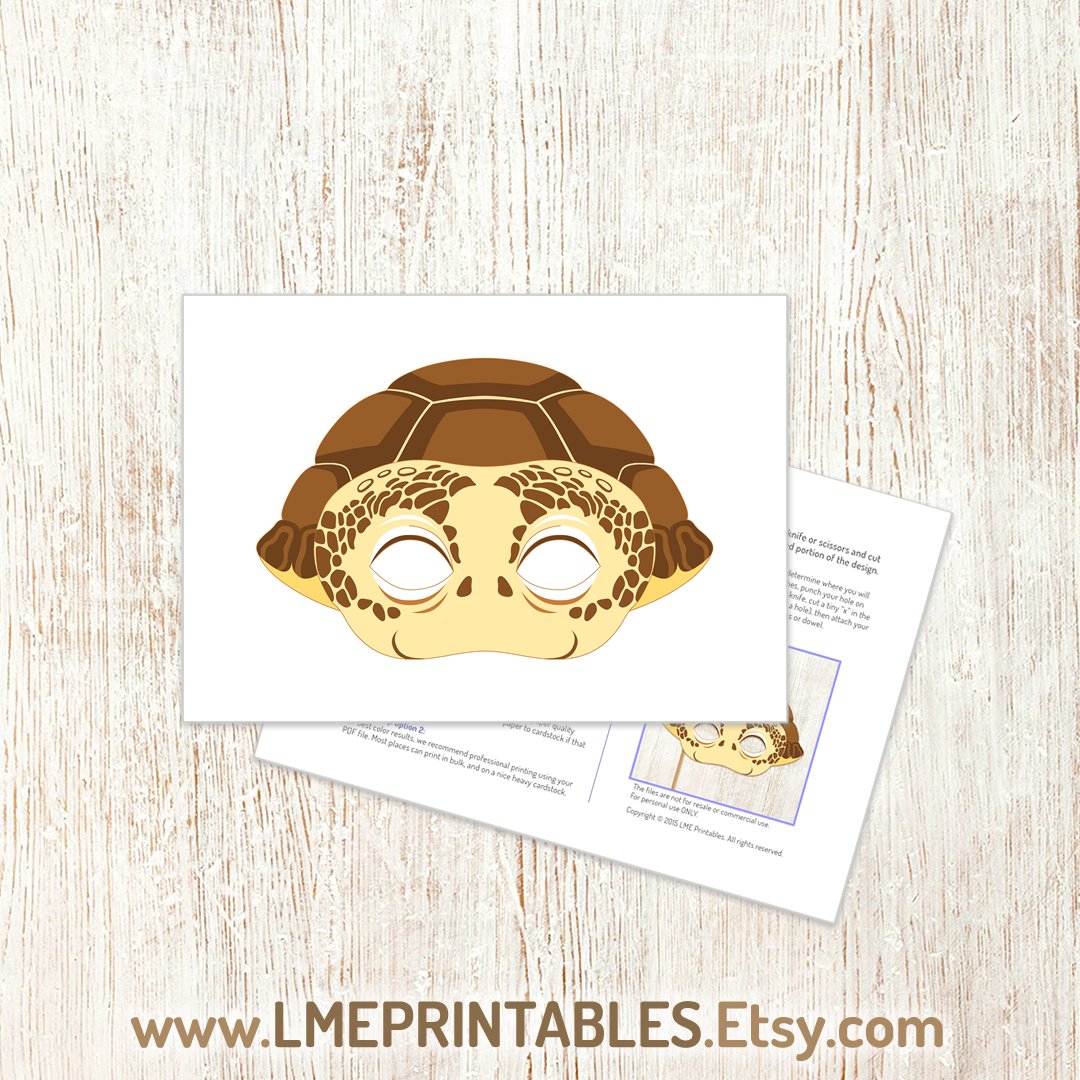 lmeprintables's tweet image. Turtle Printable Mask Sea Tortoise Costume Aquatic Animal Halloween Template Lizard Reptile Party Garden Land Monster Animal Favor Kid Adult etsy.me/3N3PB4r via @Etsy #turtlemask #tortoisemask #costumesforkids #halloweenideasforkids #animalcrafts #animalmasks #diymasks