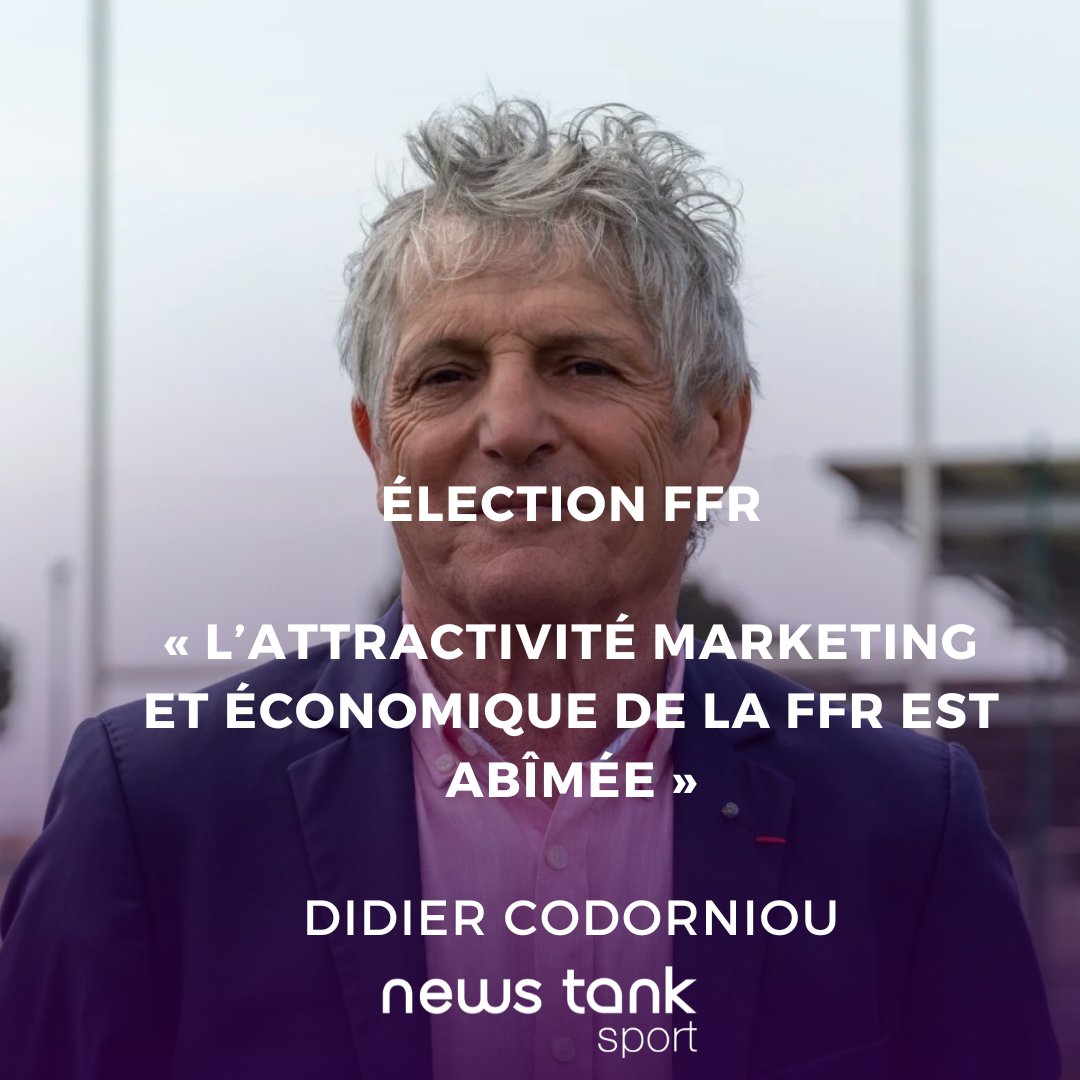 🏉<a href="/FranceRugby/">France Rugby</a> / élections : « Nous allons casser les codes en mettant en place un plan Marshall » (D. Codorniou) ➡️sport.newstank.fr/article/view/3…

🎙️Entretien avec Didier Codorniou, candidat à la présidence de la FFR, à la tête de la liste ”100 % rugby”.