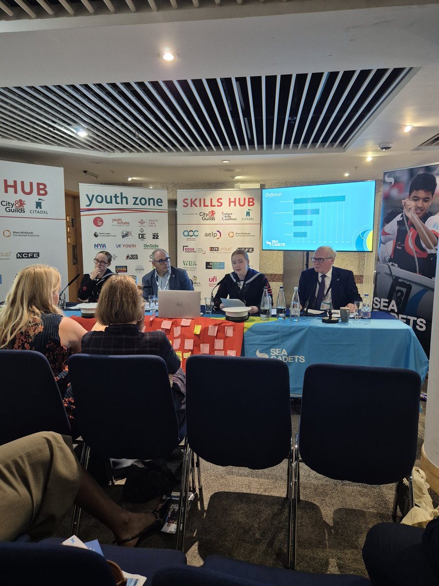 It's always good to hear directly from young people who experience policies. This afternoon at #CPC24 it was great to hear from the <a href="/SeaCadetsUK/">Sea Cadets</a> and the results of their "your views matter" survey. Health/NHS, education, the economy and defence being key concerns for young people