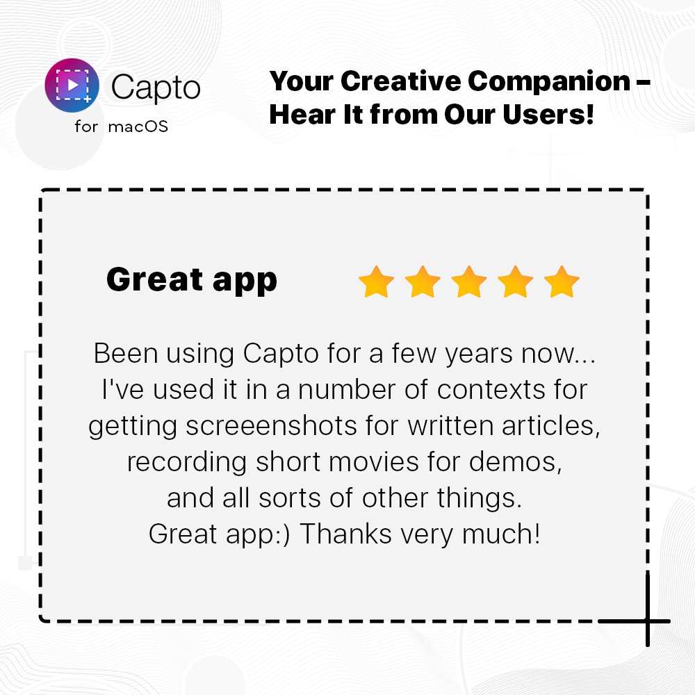 Capto App tweet media