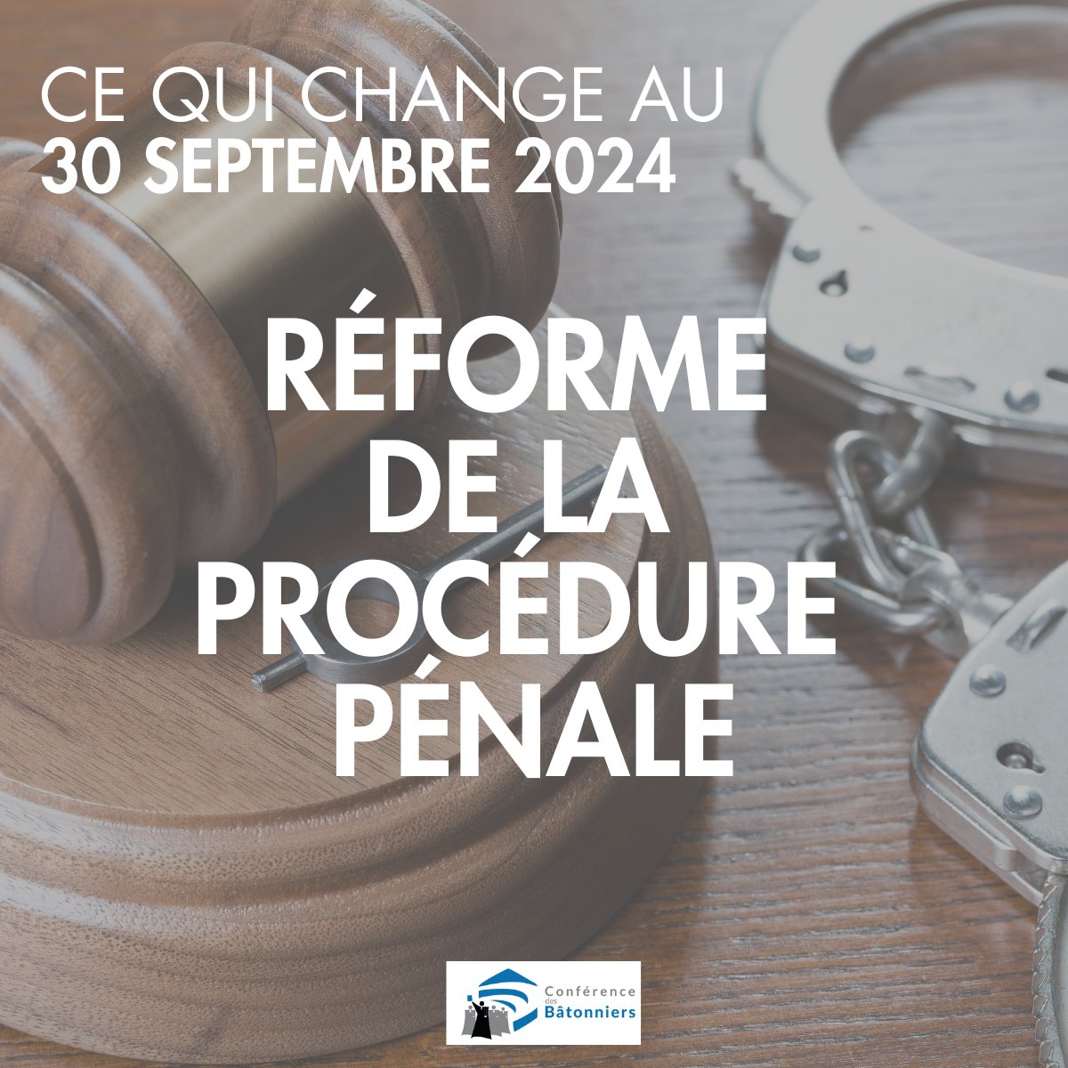 Réforme de la procédure pénale... ce qui change au 30 septembre

Plusieurs dispositions pénales de la loi n° 2023-1059 du 20 novembre 2023 d’orientation et de programmation du ministère de la justice 2023-2027 entrent en vigueur le 30 septembre.

Parmi les principales nouveautés