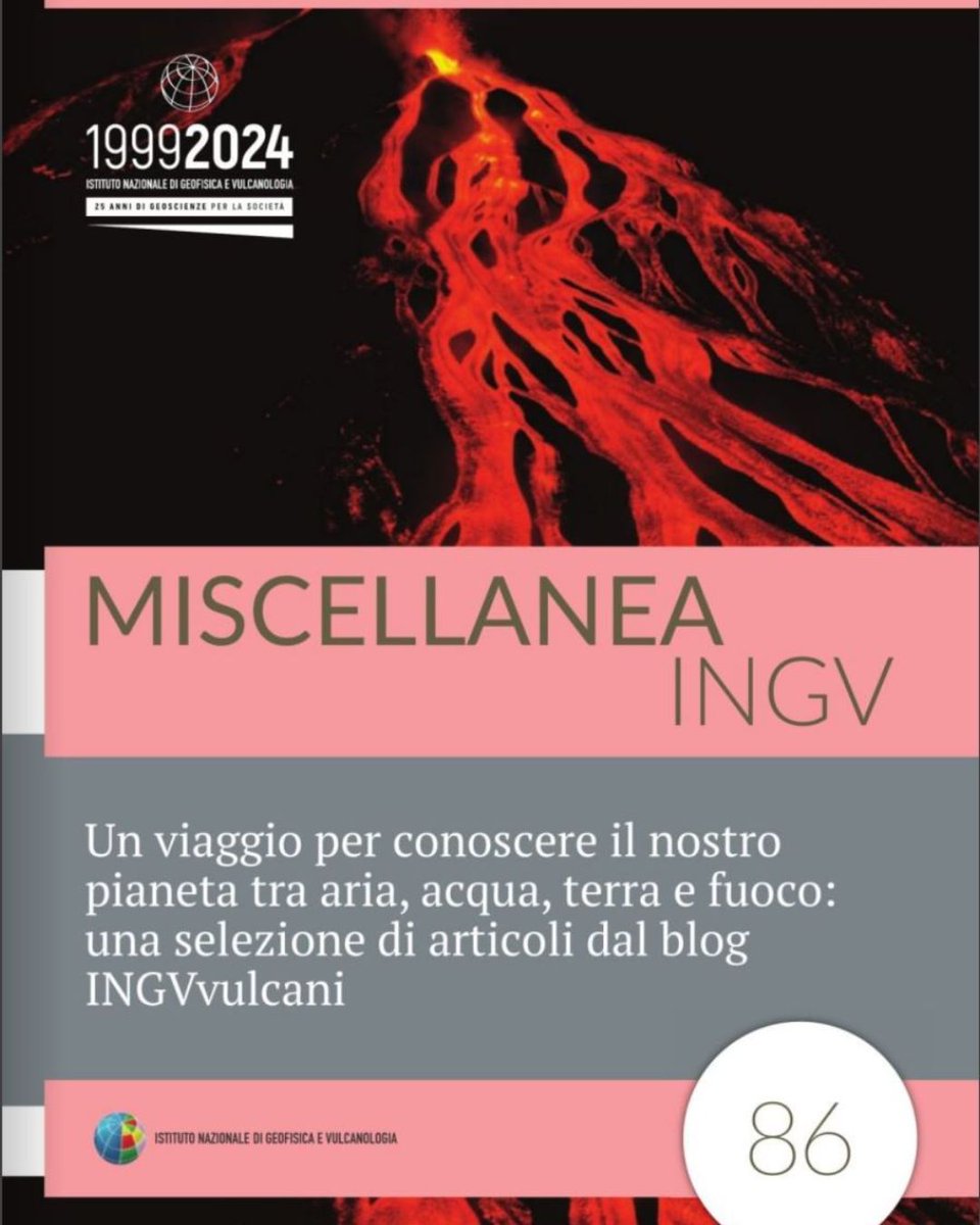 🌍  𝗨𝗻 𝘃𝗶𝗮𝗴𝗴𝗶𝗼 𝗽𝗲𝗿 𝗰𝗼𝗻𝗼𝘀𝗰𝗲𝗿𝗲 𝗶𝗹 𝗻𝗼𝘀𝘁𝗿𝗼 𝗽𝗶𝗮𝗻𝗲𝘁𝗮 𝘁𝗿𝗮 𝗮𝗿𝗶𝗮, 𝗮𝗰𝗾𝘂𝗮, 𝘁𝗲𝗿𝗿𝗮 𝗲 𝗳𝘂𝗼𝗰𝗼  🌍
Una trilogia dedicata ad Ambiente, Terremoti e Vulcani, una selezione di articoli tratti dai 3 blog INGV 👉  buff.ly/3XEsemE