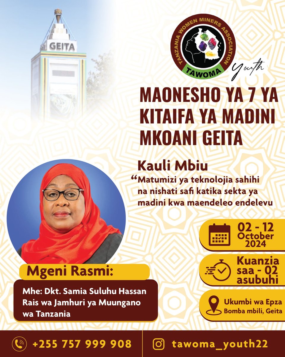 Tanzania Women Miners Association tweet media