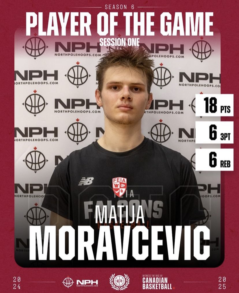 Tariq Sbiet 🏆🇨🇦🌎🏀 (@tariq_nph) on Twitter photo Matija Moravcevic made his mark at <a href="/NPACanada/">NPA</a> session 1 for <a href="/SteveHouston95/">Steve Houston</a> & @FortErieMBB
🇷🇸 Serbian sniper had 18pts—all 3s to help team secure W. In addition to shooting ability, loved overall effort on both ends.
Pleasant surprise & new name on my radar. <a href="/NphScouting/">NPHScouting 🇨🇦🏀🇺🇸</a> 🇨🇦🏀 Matija Moravcevic made his mark at <a href="/NPACanada/">NPA</a> session 1 for <a href="/SteveHouston95/">Steve Houston</a> & @FortErieMBB
🇷🇸 Serbian sniper had 18pts—all 3s to help team secure W. In addition to shooting ability, loved overall effort on both ends.
Pleasant surprise & new name on my radar. <a href="/NphScouting/">NPHScouting 🇨🇦🏀🇺🇸</a> 🇨🇦🏀
