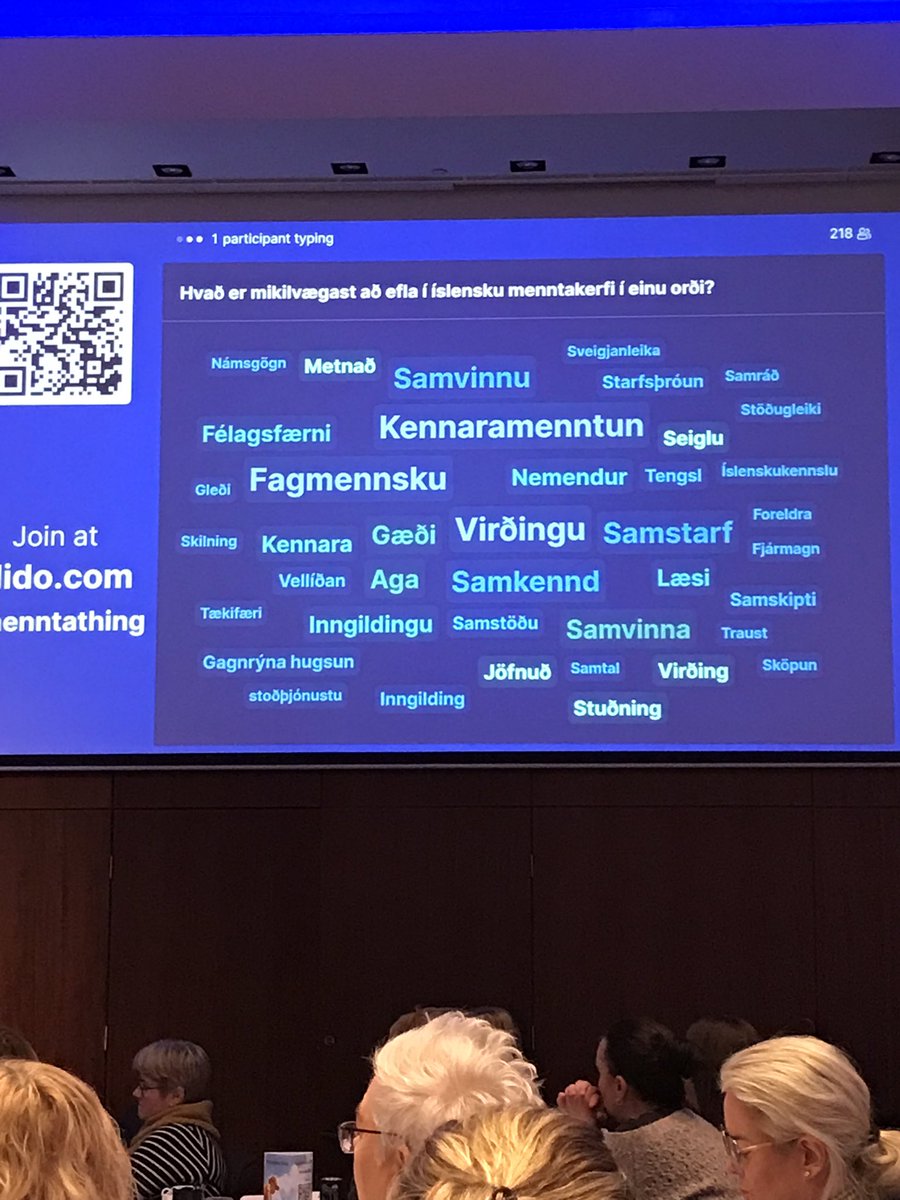 Vel heppnað #menntathing í dag👏👌#menntaspjall