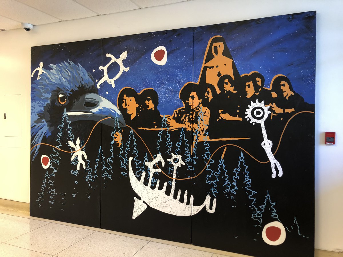 Big thanks to my next door neighbour Randy for driving the 8’x 12’ mural to <a href="/stmhagersville/">St. Mary's School</a>. The mural project was a part of the  2024 Indigenous Art show where artist Michael Barber worked with about 100 students from <a href="/bhncdsb/">BHNCDSB</a> to create this stunning piece.