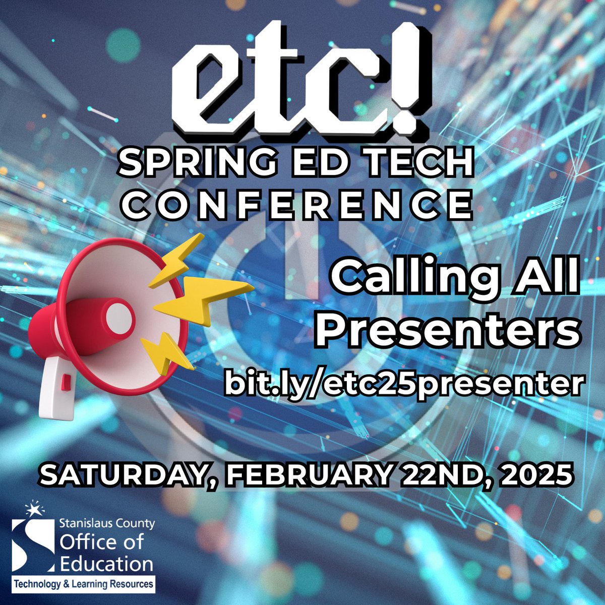 SCOE ETC (@scoeetc) on Twitter photo Our presenter window is currently open to submit a session for the upcoming #SpringETC conference! We would love to have you submit a proposal or two. bit.ly/etc25presenter #SCOEETC <a href="/scoecomm/">Stan Co Office of Ed</a> Our presenter window is currently open to submit a session for the upcoming #SpringETC conference! We would love to have you submit a proposal or two. bit.ly/etc25presenter #SCOEETC <a href="/scoecomm/">Stan Co Office of Ed</a>