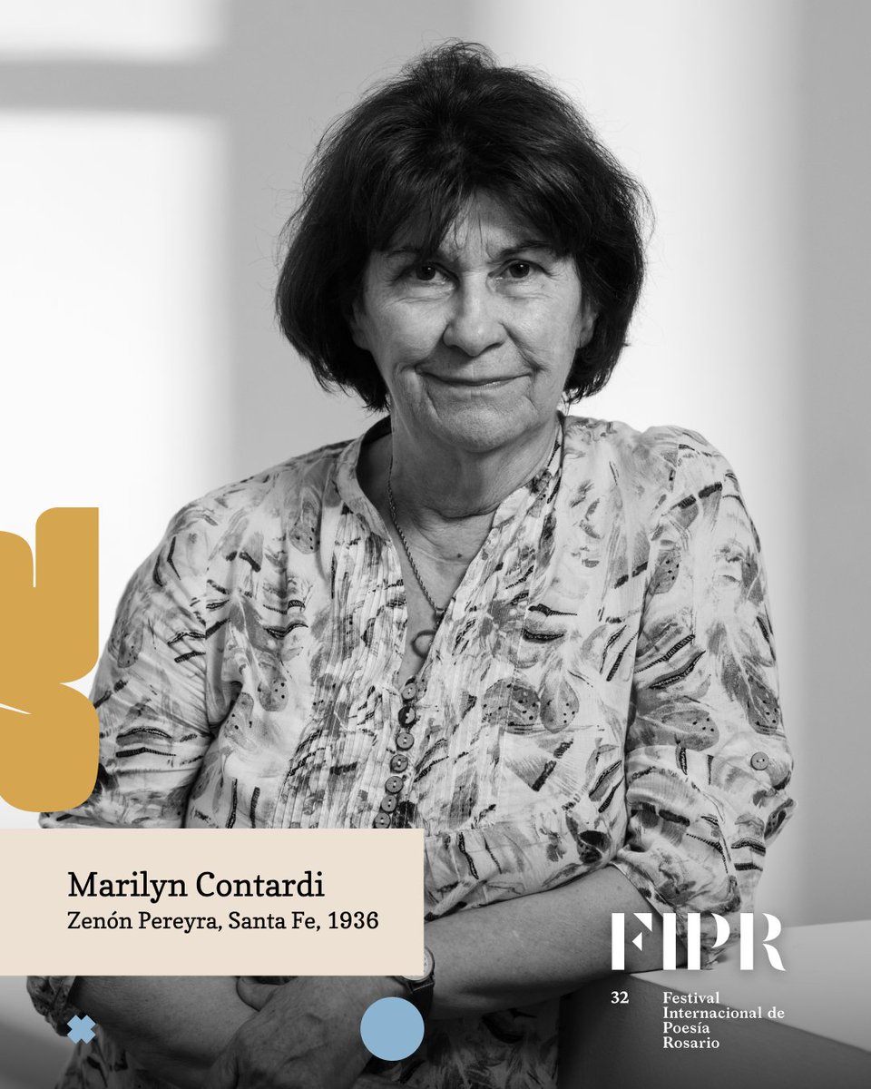 A menos de un mes del Festival, empezamos a anunciar a los poetas invitados al #FIPR2024 
Con mucha alegría recibiremos a la gran poeta del litoral ¡Marilyn Contardi!