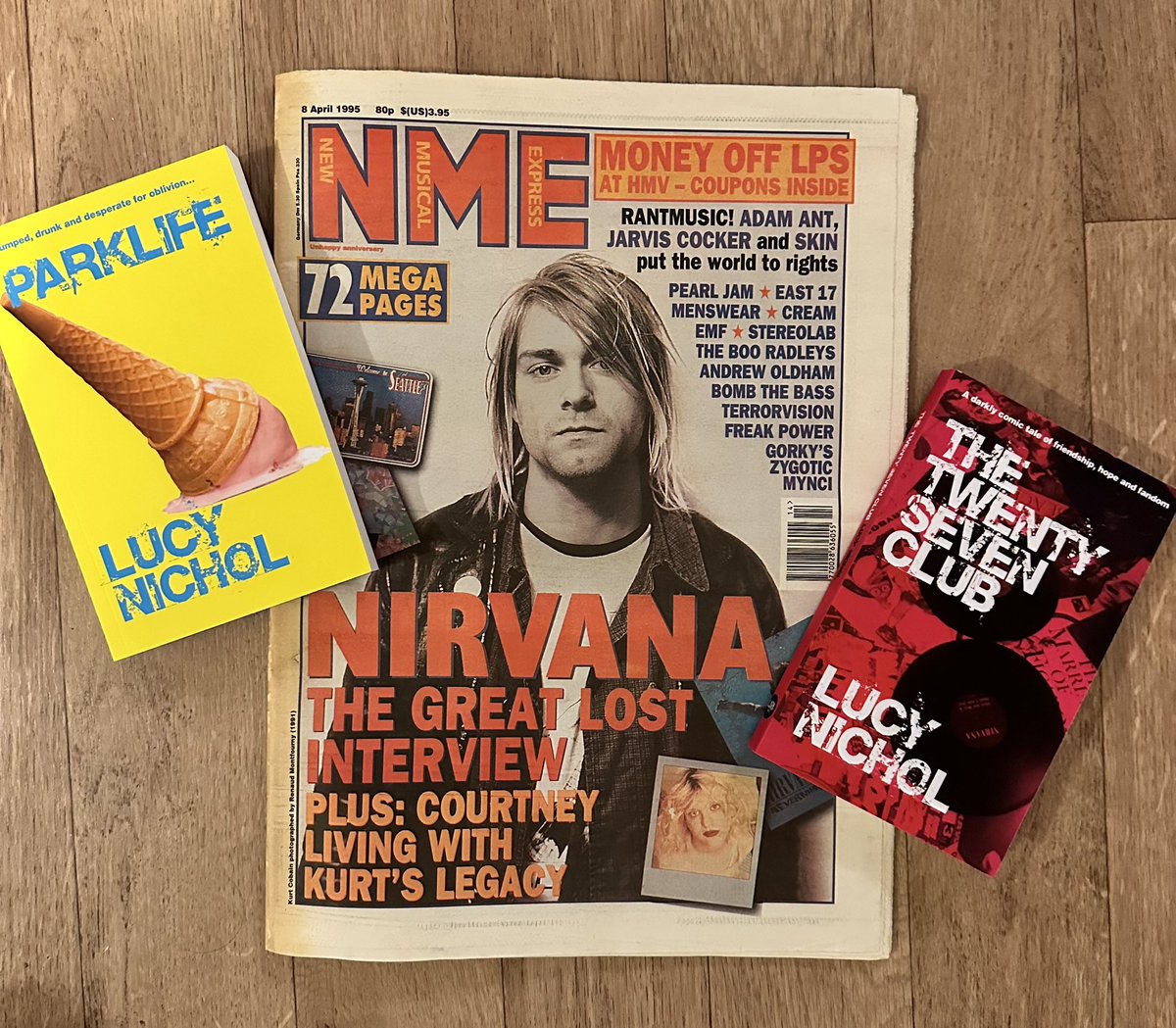 *90s GIVEAWAY*

As an author I rely on Twitter to promote my work. Since M*sk engagement has PLUMMETED. So instead of lining his pockets I’m doing a giveaway

PRIZE: A ‘95 copy of NME &amp; signed copies of my 90s novels about music, mental health &amp; stereotypes

ENTER: RT &amp; follow me