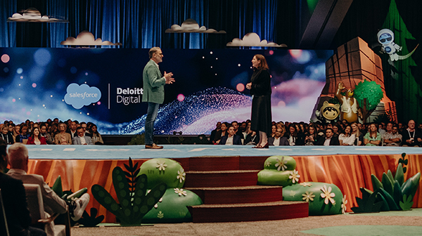 cmassa1's tweet photo. What an incredible week at #Dreamforce with Deloitte Digital! 🌍 Sessions on trusted Data &amp; AI, customer experience, and digital transformation were inspiring. Explore key thought leadership, video interviews, demo guides, and more! https://t.co/OnAJugsitb https://t.co/fCsKgzKrjT