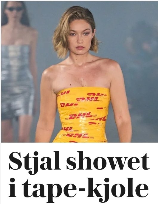 Detta gjorde Bjølsenhora allerede i treåsøtti, da'a underholdte på julebordet tell Linjegods iført pakketeip med logo'n dems på.