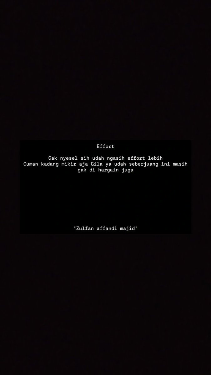inisialZAM's tweet photo. "Menghadirkan keindahan dalam setiap pixel. Ikuti untuk petualangan visual yang tak terlupakan!"
.
.
.
.
#literasi30detik #literature #literasi30detik #literasi15detik #baca #sajak #sajakcinta #sajakrindu #sajakdetik #sajakmalam #renungan #nasehat #nasehatdiri #pesan #time https://t.co/8R0QfTVcky