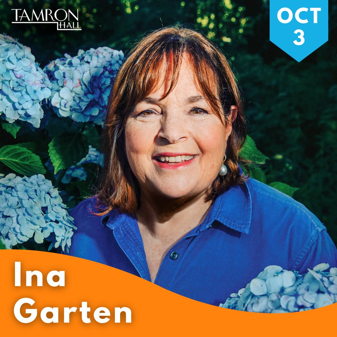 1iota (@1iota) on Twitter photo Calling all Barefoot Contessa Superfans! Join us October 3rd at the <a href="/TamronHallShow/">Tamron Hall Show</a> with special guest, the wonderful Ina Garten. Be a part of the live audience! Request tickets now: 1iota.com/event/83236/re…
10/3
New York City, NY
#NYC #TamronHall #InaGarten #BarefootContessa Calling all Barefoot Contessa Superfans! Join us October 3rd at the <a href="/TamronHallShow/">Tamron Hall Show</a> with special guest, the wonderful Ina Garten. Be a part of the live audience! Request tickets now: 1iota.com/event/83236/re…
10/3
New York City, NY
#NYC #TamronHall #InaGarten #BarefootContessa