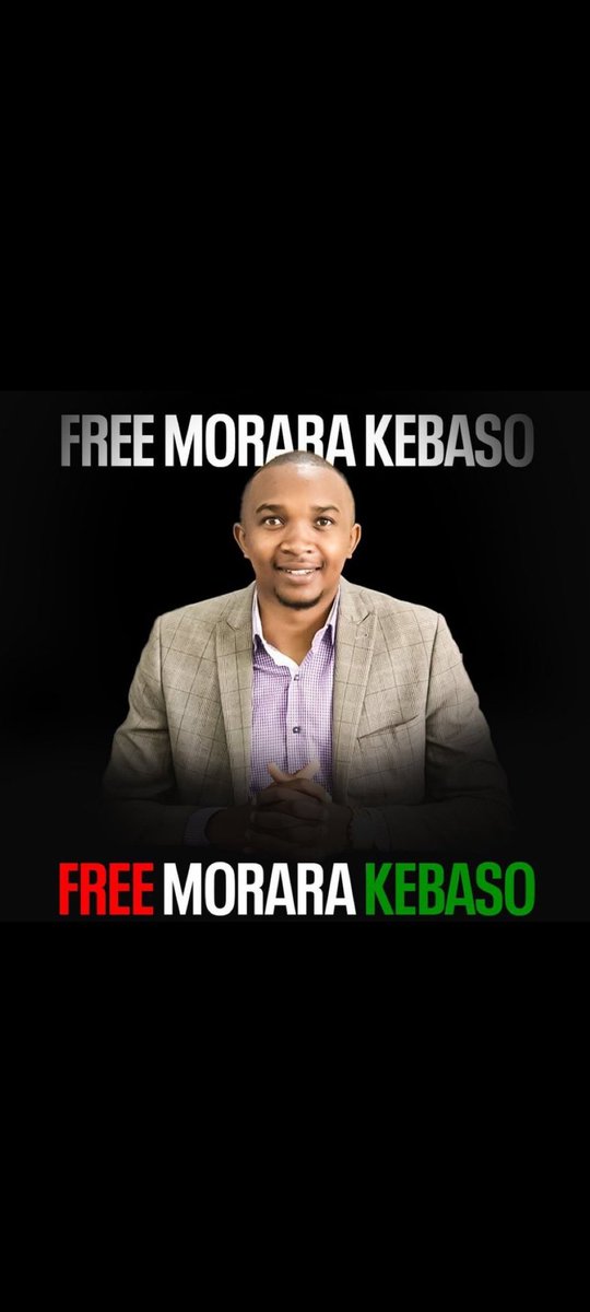 #FreeMorara #FreeMoraraKebaso
#RutoMustGo