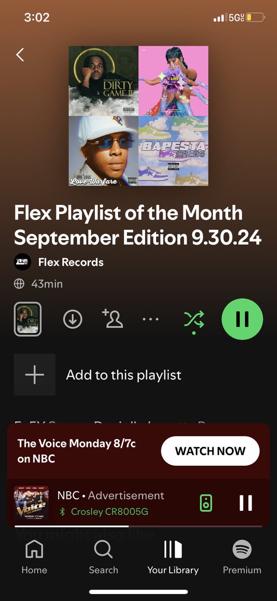Flex Playlist of The Month 9.30.24 🦾

Thank you to everyone who continues to push great vibes and music each and every time 🦾🦾 Link in bio #Flexplaylistback 

.
.
.
#hiphop #flex #spotify #artist #explore #tidal #deezer #insta #hashtag #drake #vader #47xx #fayettevillenc