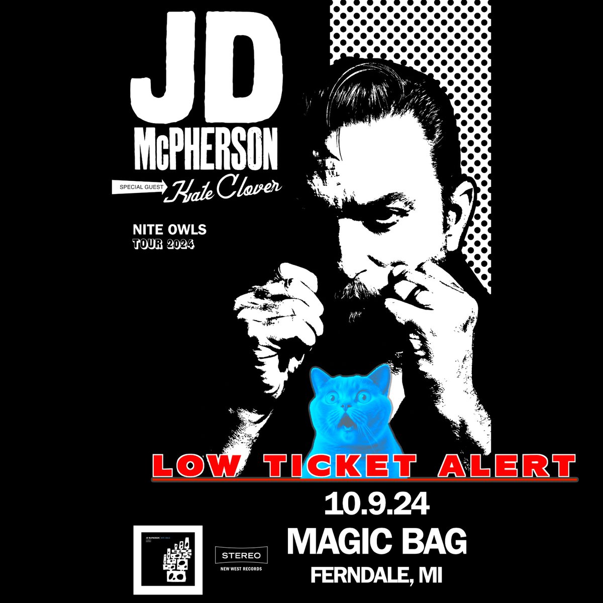 Magic Bag (@themagicbag) on Twitter photo đ¨đ¨đ¨Low Ticket Alert!!!đ¨đ¨đ¨
đ¤On sale now at the Magic Bag!!!đ¤
The Magic Bag presents
JD McPherson with Kate Clover
Wed, Oct. 9 | Tix: $27 adv. | 7 pm | All Ages
Ticket Link: tinyurl.com/k2m5d56k
<a href="/jdmcphersonjr/">JD McPherson</a> #KateClover #NiteOwls
#Tour2024 #TheMagicBag #Ferndale đ¨đ¨đ¨Low Ticket Alert!!!đ¨đ¨đ¨
đ¤On sale now at the Magic Bag!!!đ¤
The Magic Bag presents
JD McPherson with Kate Clover
Wed, Oct. 9 | Tix: $27 adv. | 7 pm | All Ages
Ticket Link: tinyurl.com/k2m5d56k
<a href="/jdmcphersonjr/">JD McPherson</a> #KateClover #NiteOwls
#Tour2024 #TheMagicBag #Ferndale
