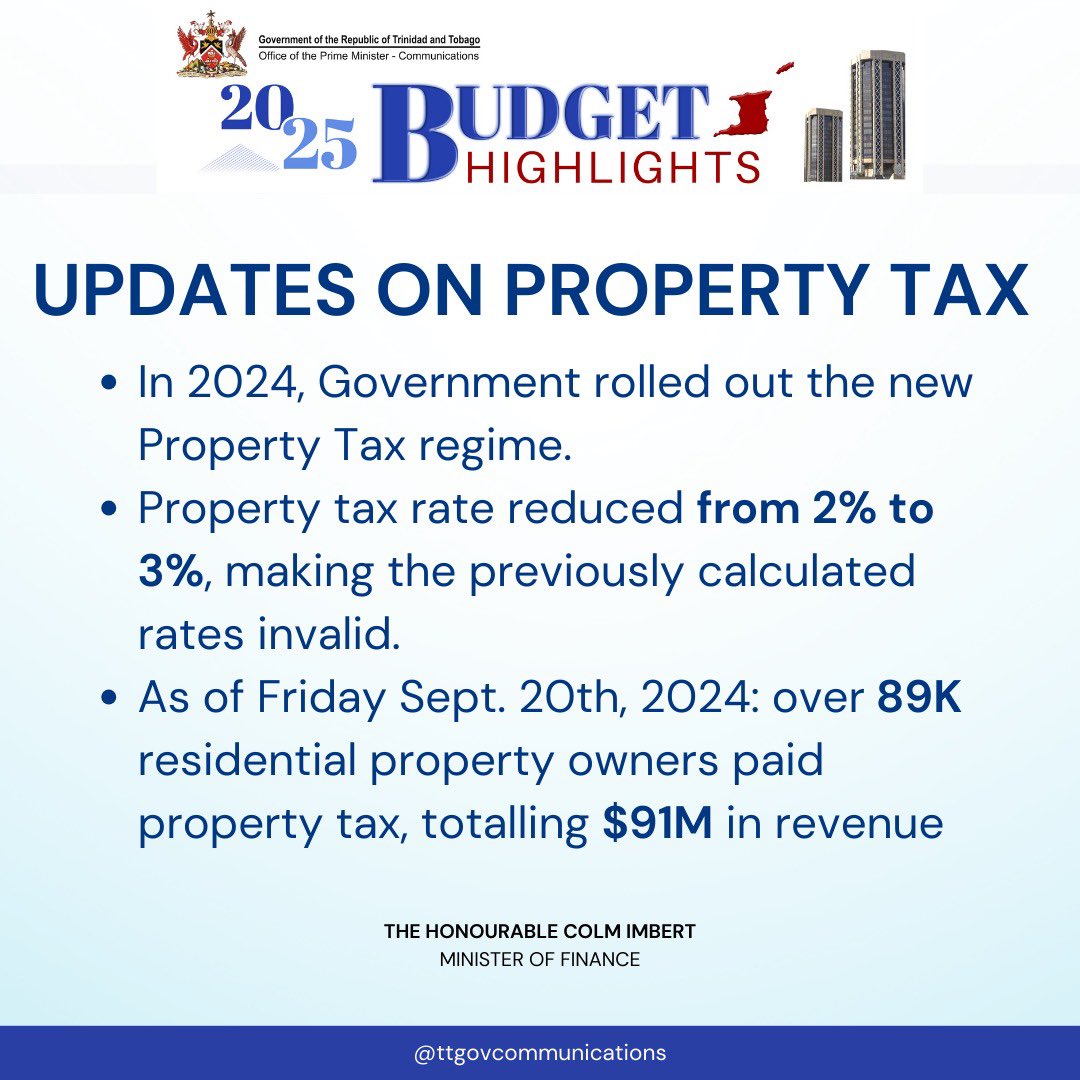 ttgovcomms's tweet photo. #TTBudget2025 #BudgetHighlights https://t.co/fSv8dSwVu2