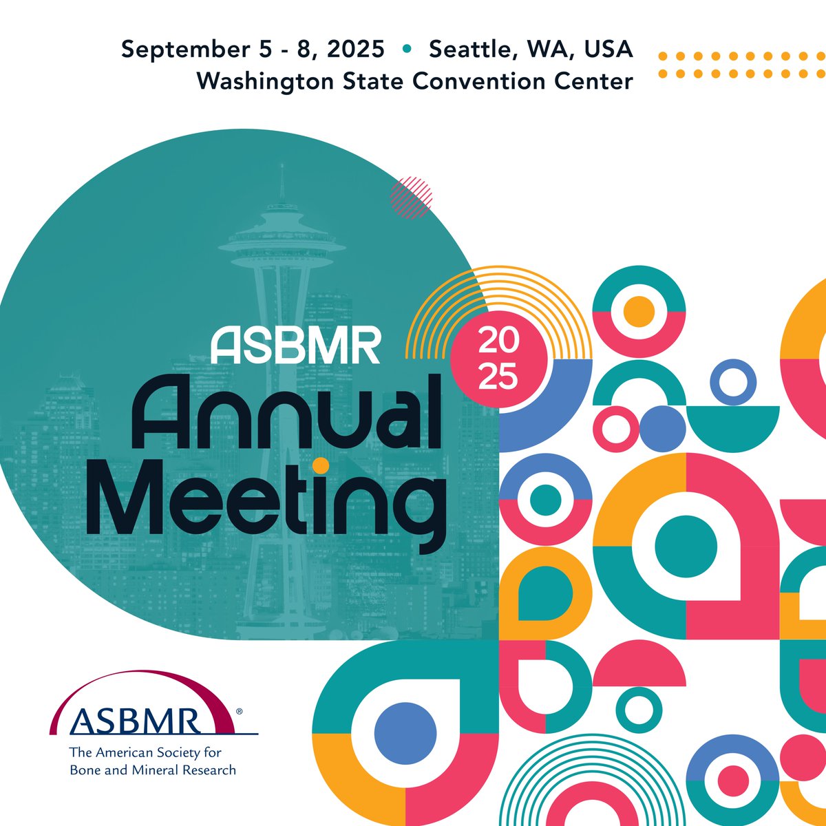 That's a wrap! Thank you to all the presenters, exhibitors, sponsors, volunteers, and everyone who helped make #ASBMR2024 a terrific experience. We'll see you in Seattle for #ASBMR2025!
