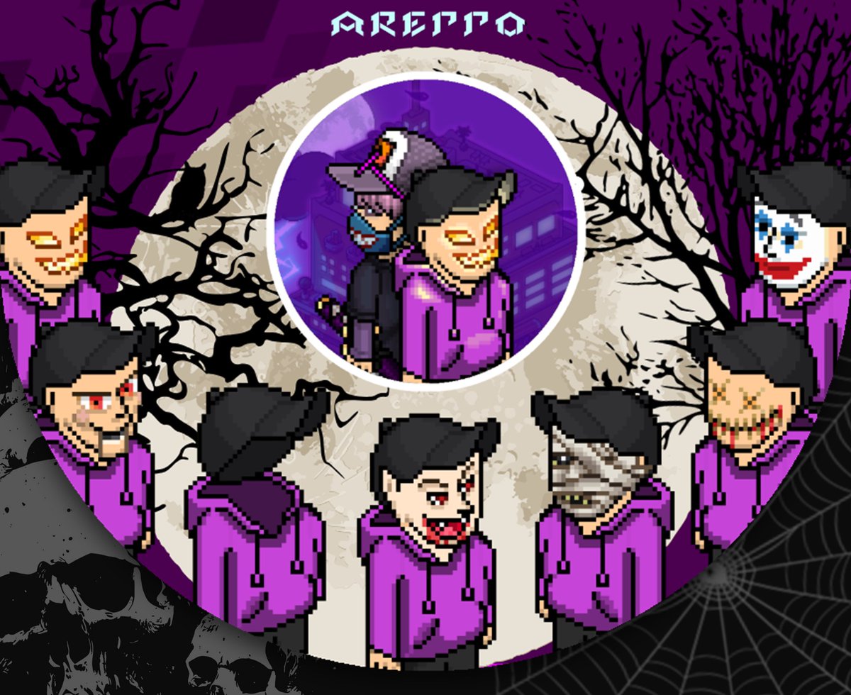 areppo_habbo's tweet photo. Hey #HabboOrigins people!

Do you want to adorn yourself with some spooky PFP this #Habboween season? 🎃

Then say no more! I made 7 custom faces for you to choose! pick 1 &amp; I'll add it onto your #Habbo's face! 👻

Visit my catalogue ⬇️ to learn more!
https://t.co/i0VuIBWuC0 https://t.co/t5cfoPnNfp
