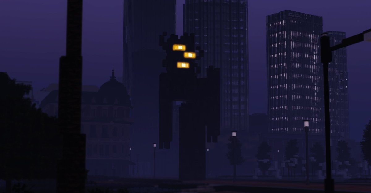 CubedCommunity's tweet image. The Creaking invaded our #Minecraft city?