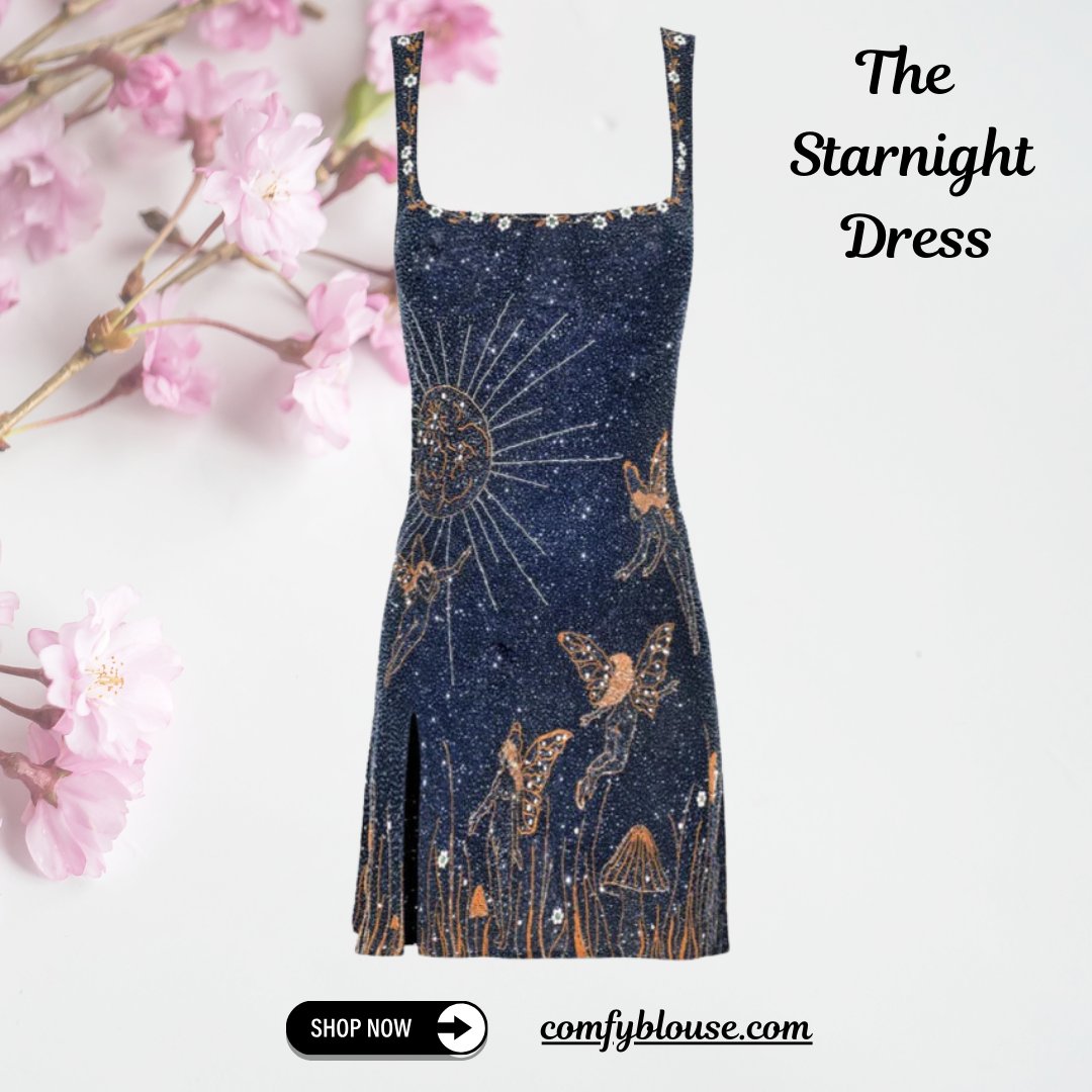 shopcomfyblouse's tweet photo. ✨ Shine bright in our stunning Starnight Dress! 🌟 This elegant and flowy dress is designed to make you feel like a star, whether you're at a special event or a night out. 
Shop Now: https://t.co/wgHNxOfEgW
#starnightdress #elegantstyle #nightoutlook #dressup https://t.co/oV7F09hxv9