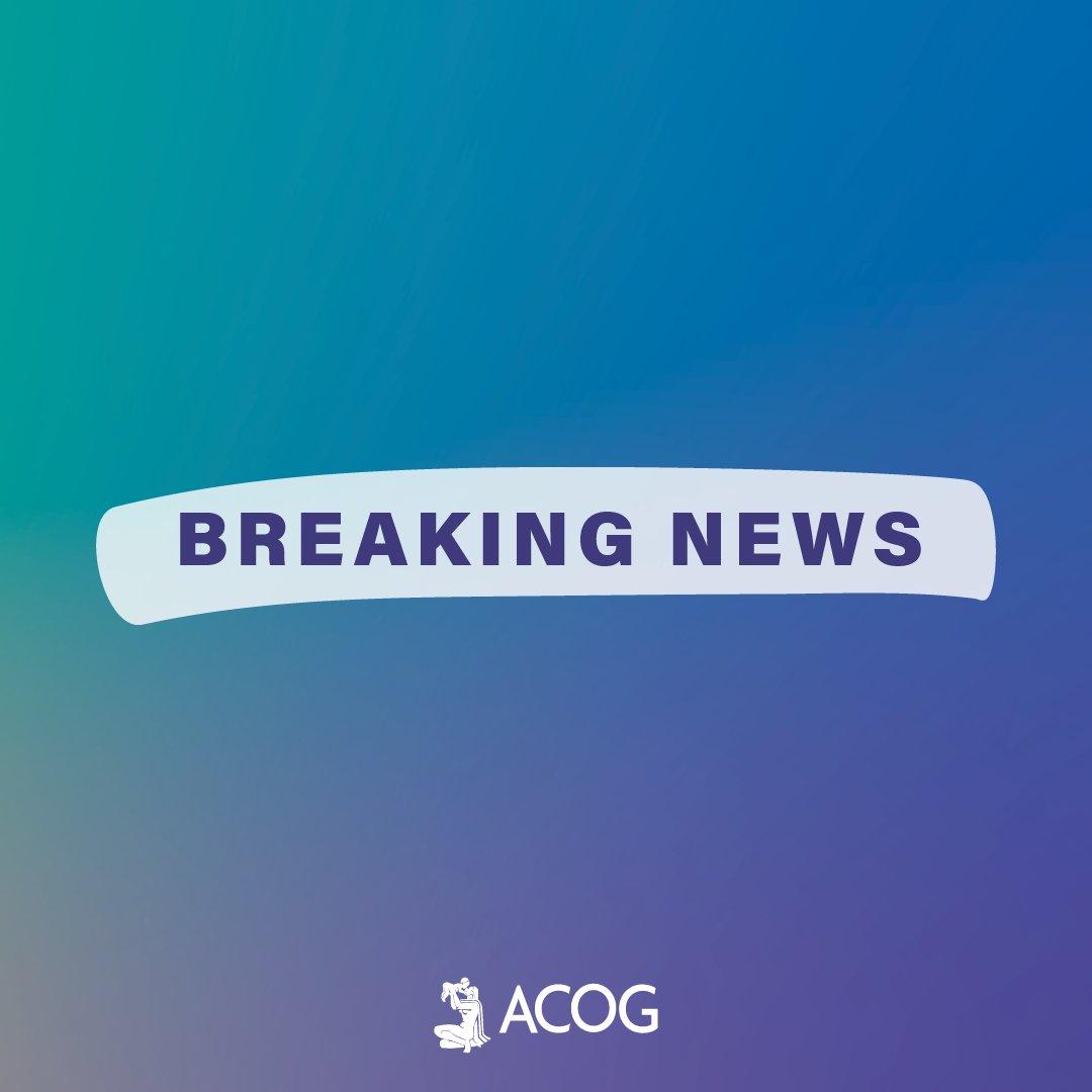 ACOG Action tweet media