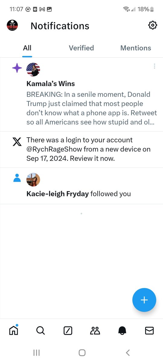 RychRageShow's tweet photo. @X @Elon why do you send me push notifications for peope I don't follow or care to follow ?? 

Why do they get the special treatment?? 

I don't cate to follow these clowns. 

#TheGriftIsStrongOnX https://t.co/ubocgjDM1a