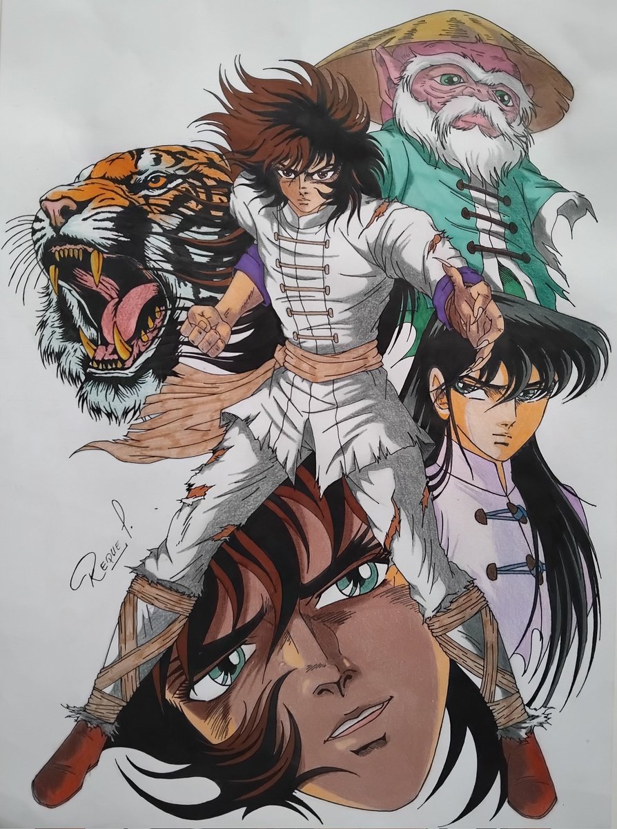 eberth_reque's tweet photo. Ōkko - Saint Seiya dibujo terminado...👍😉
#SaintSeiya #caballerosdelzodiaco #cdz #dibujosamano #arteperú #artelima #perúdibujo #fanart #okko #tigre #Dohko #Shiryu #animeperú #estampados #dibujos #dibujosanime https://t.co/WxKlZz2tIZ
