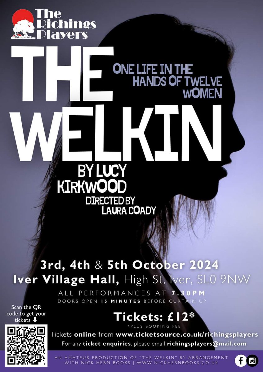 It is all going on in the #Ivers! This weekend the wonderful <a href="/richingsplayers/">The Richings Players</a> will be performing #TheWelkin. Still a few tickets left!
richingsplayers.co.uk
#amdram