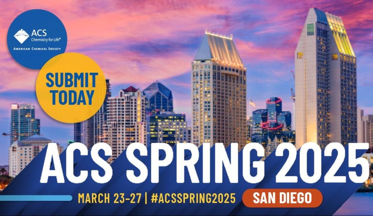CSULB_BioChem's tweet image. 🚨Chop! Chop! Abstracts are due today, Sept. 30, at 11:59 EST (8:59 PST)! 🏃💨

Share your research with over 14,000 leaders in the chemistry community. Don’t Delay! Submit our abstract by September 30 for consideration.

#ACS #chemistry